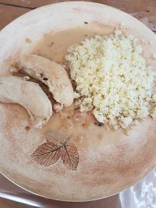 Blancs de poulets à la sauce moutarde et à l'estragon 2 notrebonnefranquette