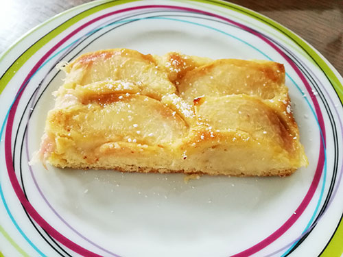 Tarte aux amandes et aux fruits notrebonnefranquette