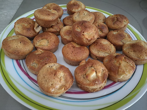 Muffins à la poire