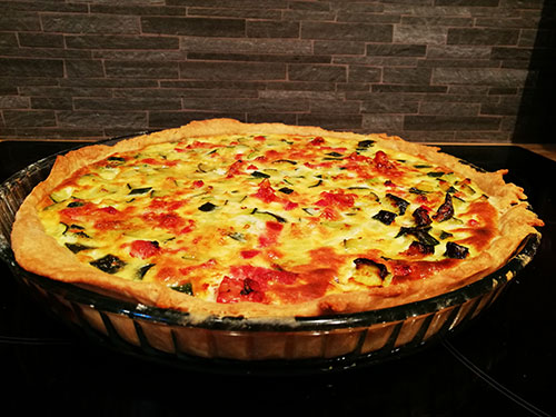 quiche courgettes lardons notrebonnefranquette