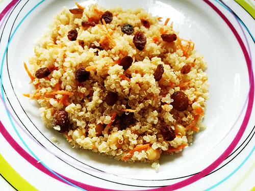 Salade de quinoa et pois chiches