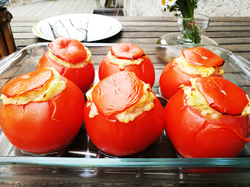 tomates farcies à la pomme de terre notrebonnefranquette